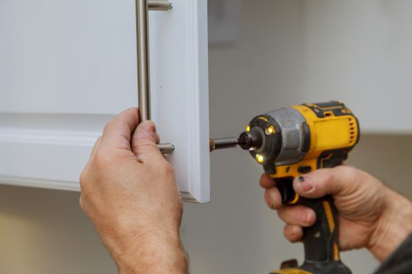 Cabinet Knob Installation in Conway